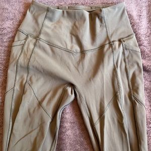 Dark olive green lululemon leggings